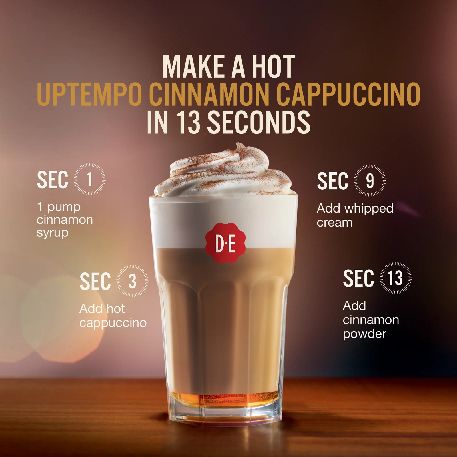 UPTEMPO CINNAMON CAPPUCCINO 원본 레시피