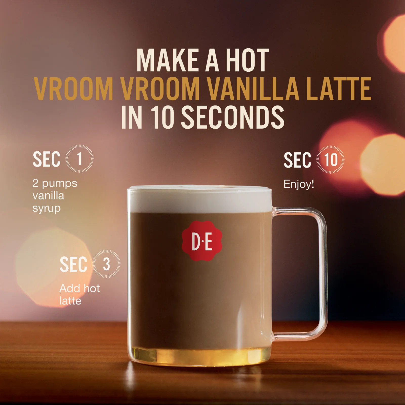 VROOM VROOM VANILLA LATTE 원본 레시피